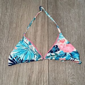 Roxy floral bikini top